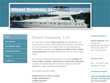 Tablet Screenshot of dieselsystemsllc.com